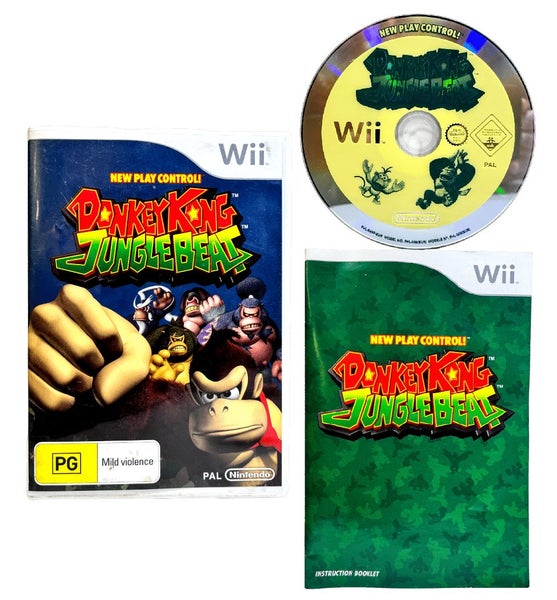 DONKEY KONG: Jungle Beat (Wii) *MINT COMPLETE* Carousel 1