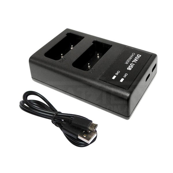 External USB Dual Battery Charger for Nikon D3000 D40 D40A D40C D40x D5000 D6... Carousel 2