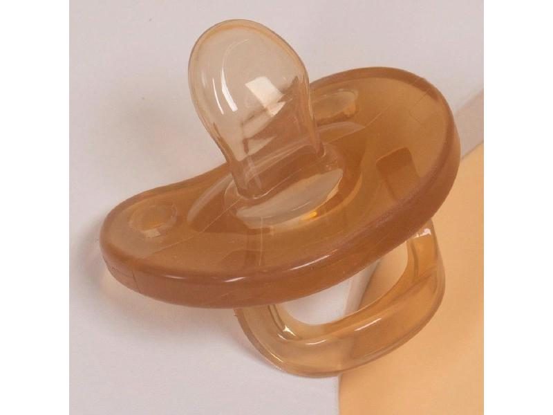 1 Pcs Baby Pacifier For Soothing Nighttime Sleep Flat Soft Breathable Design Carousel 1