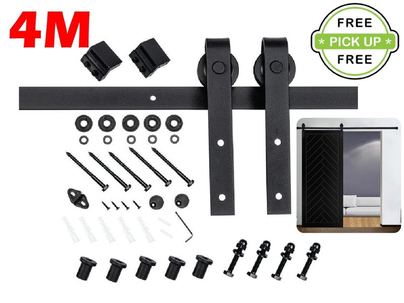 Barn Door Hardware 4M Double Door Carousel 1