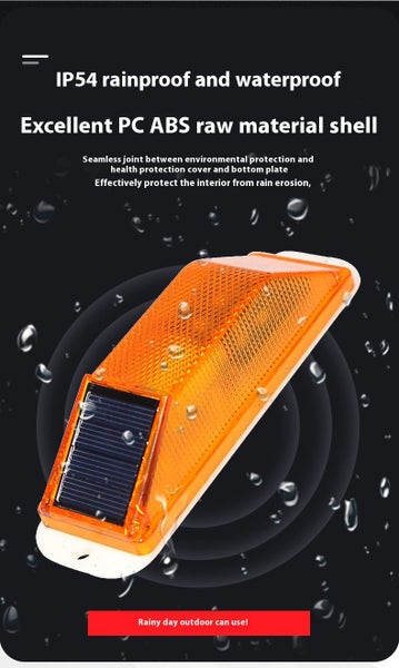 Solar Strobe Warning Light Super Bright Led Waterproof Ip65 For Driveway Dock Co Carousel 2
