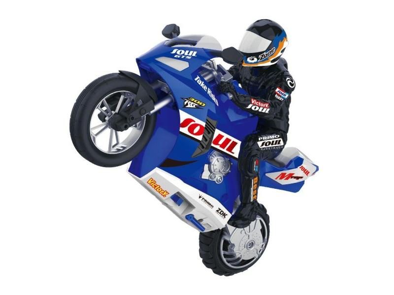 Mini Fashion HC-802 1:6 RC Remote Control Car Motorcycle Self Balanced Stunt Carousel 1