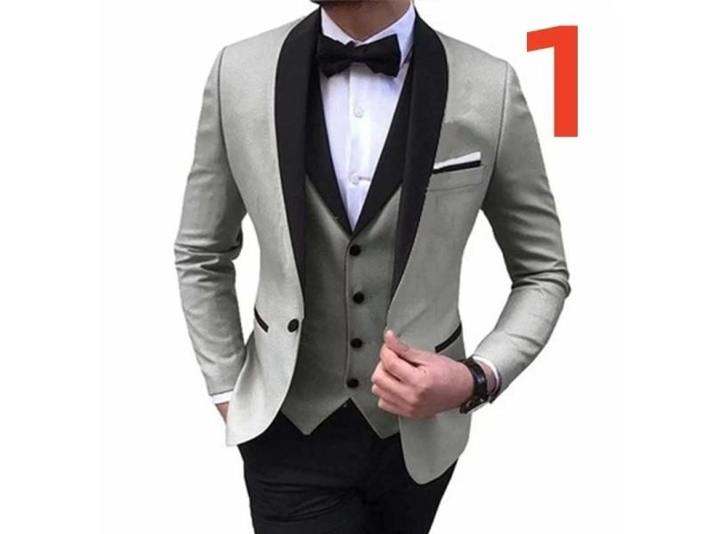 10381 Groom Best Man Host Choir Dress Performance Clothes Carousel 1