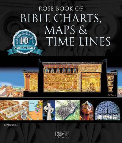 Rose Book of Bible Charts, Maps & Time Lines Vol. 1 by Rose Publishing - Hardcov Carousel 1
