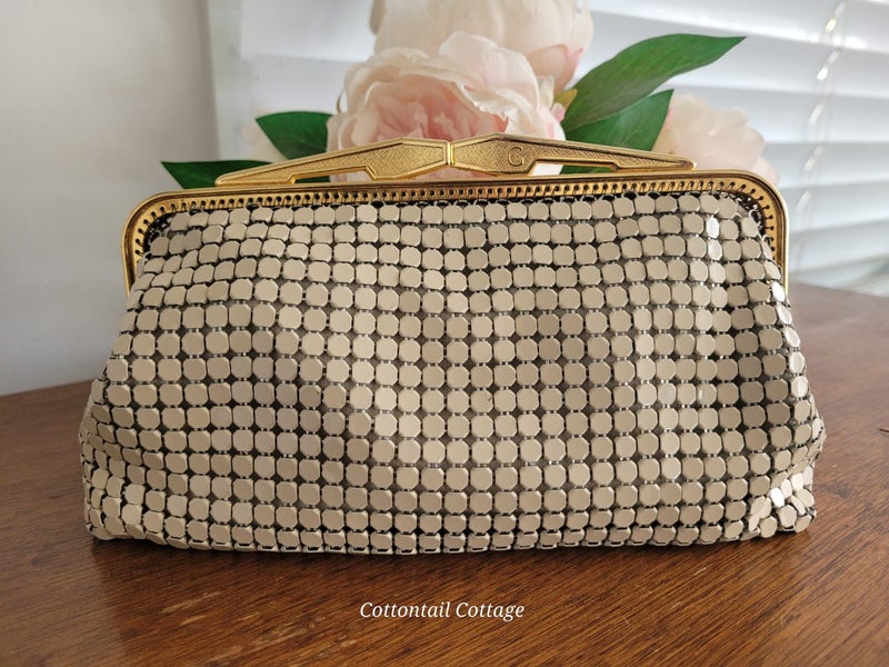 Vintage Glomesh Clutch Purse Excellent Cond Carousel 1