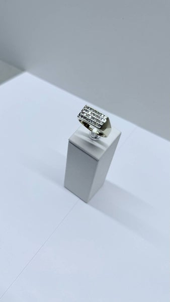 Men's Yellow Gold & Diamond Dress Ring Carousel 1