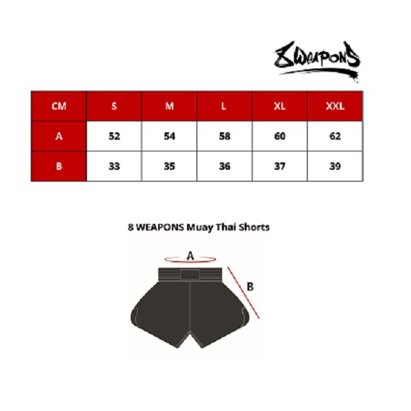 8 Weapons Muay Thai Shorts Vivo Sunrise Carousel 4