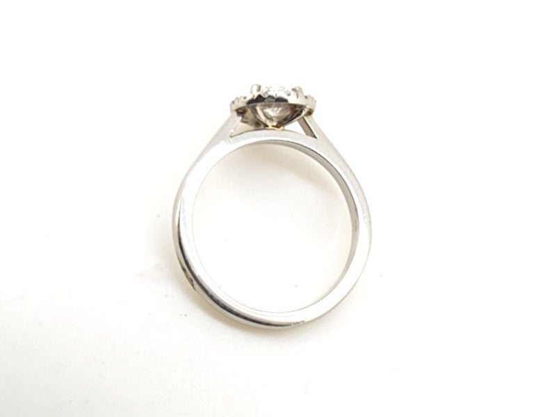 Teardrop Cut Halo Diamond Ring Carousel 2