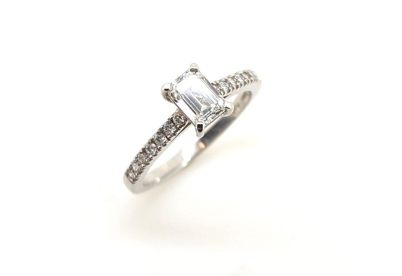Emerald Cut Diamond Ring Carousel 1