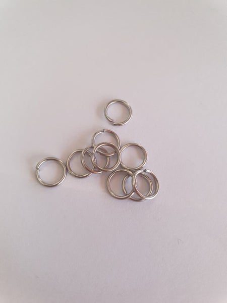 Stainless Steel Jump Rings 8mm x50 Carousel 1