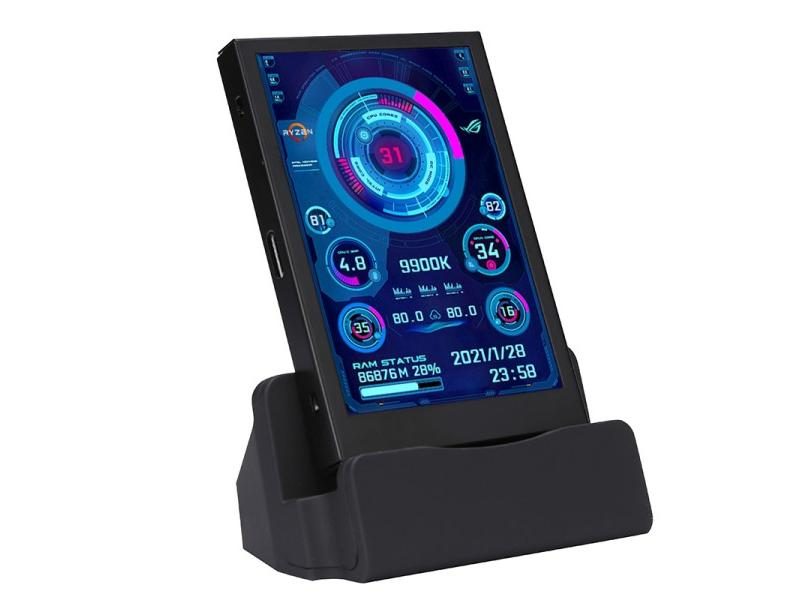 3.5 Inch IPS Type-C Secondary Screen Monitor For Freely AIDA64 Type-C Dock Carousel 1
