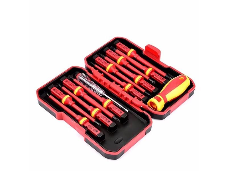 13pcs 1000V Insulated Screwdrivers Set With Magnetic Bits Carousel 2