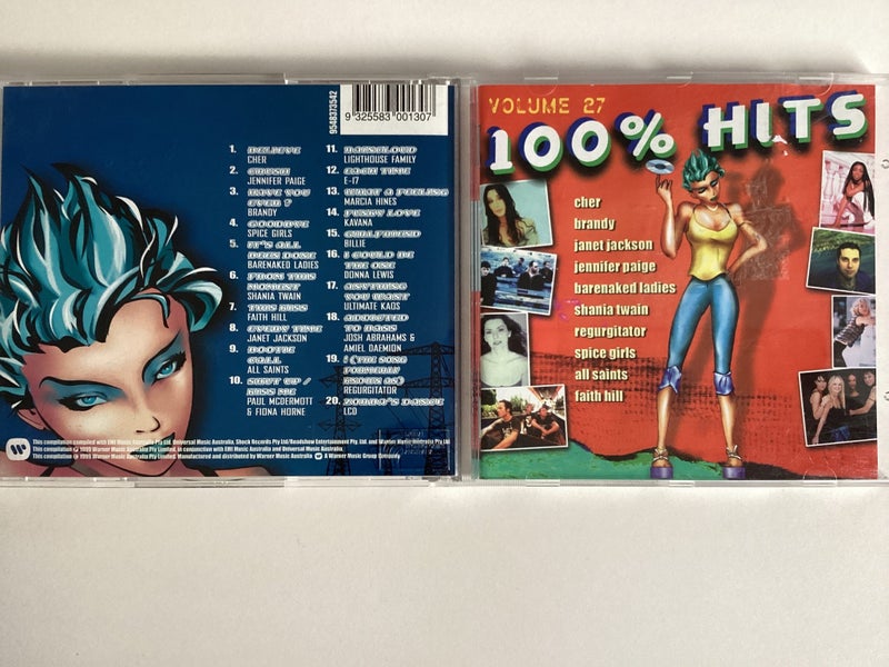 100% Hits Vol.27 RARE CD hard to find Carousel 1