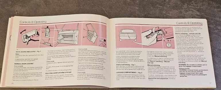 1984 Austin Rover Group Ltd Rover 3500SE & Vanden Plas Sales Brochure. Carousel 8