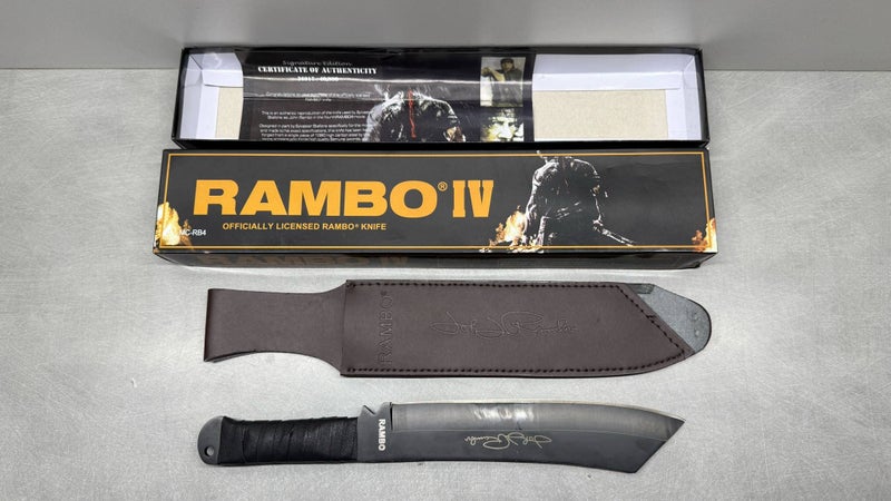 RAMBO IV OFFICIALLY LICENSED RAMBO KNIFE Carousel 1