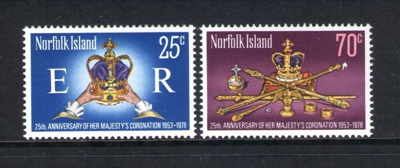 Norfolk - 1978 Coronation Set (2) - UHM - 207/8 Carousel 1