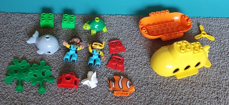 Duplo - Submarine Set (16 pieces) For the Bath Carousel 2