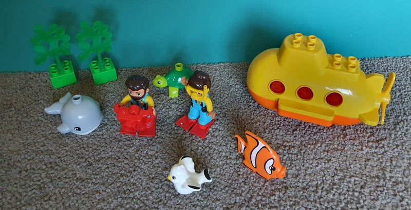 Duplo - Submarine Set (16 pieces) For the Bath Carousel 1