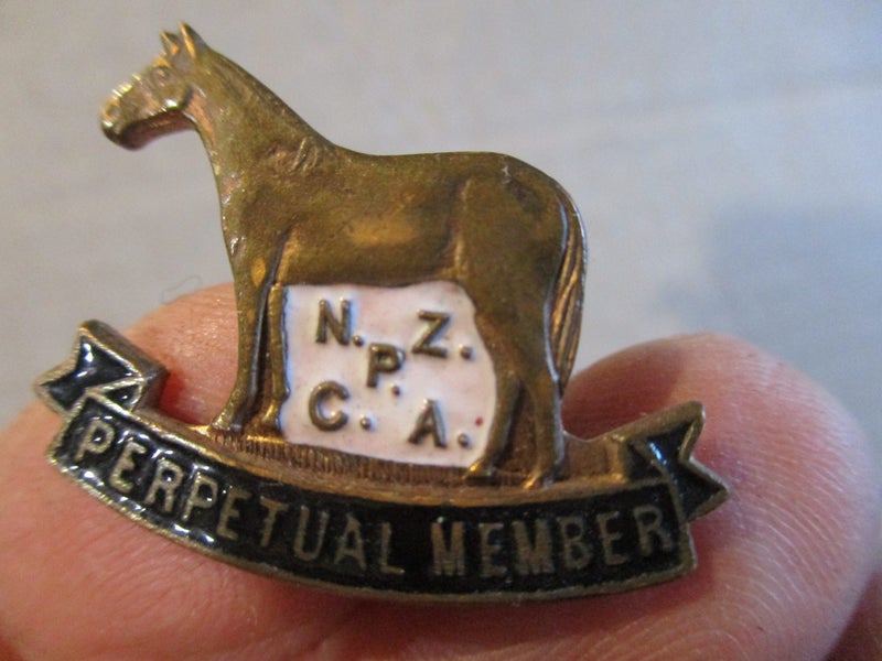 NZPCA horse badge perpetual member Carousel 1