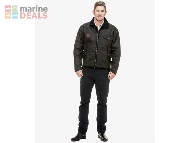 Swanndri Waimak Mens Wool Lined Oilskin Jacket Br… Carousel 5