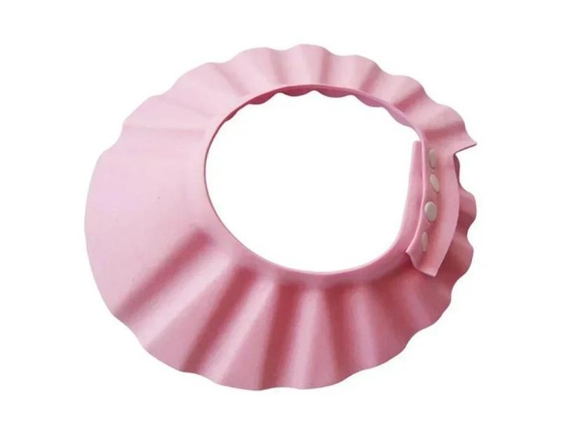 Shower Cap Baby Eyes-Protected Ears-Protected Infant Bathing Protection Hat Carousel 1