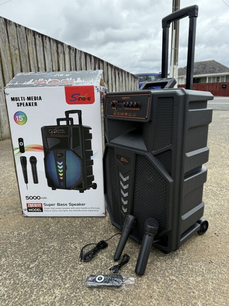 Bluetooth Speaker with wireless microphone- NZ Stock Carousel 1