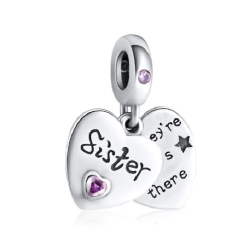 925 Sterling Silver Sister Charms - Fit's Pandora Bracelet62986994778626111