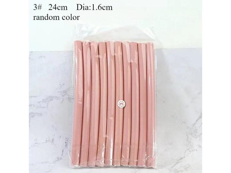 10pcs Flexible Hair Curling Rod Hair Curler Makers Soft Foam Bendy Twist Curls Carousel 1