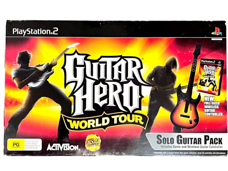 GUITAR HERO WORLD TOUR DISPLAY BOX (Excellent Condition) *No Guitar* Carousel 1