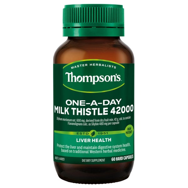 Thompson's One-a-day Milk Thistle 42000 60 Capsules Carousel 1