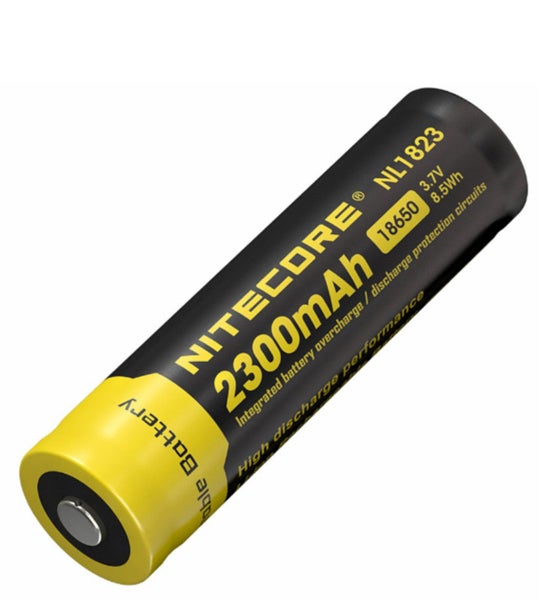 Nitecore Battery NL1823 18650 Li-ion Rechargeable Battery. 2300 mAh Carousel 1