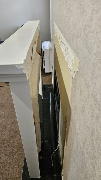 Fireplace surround, plaster Carousel 8