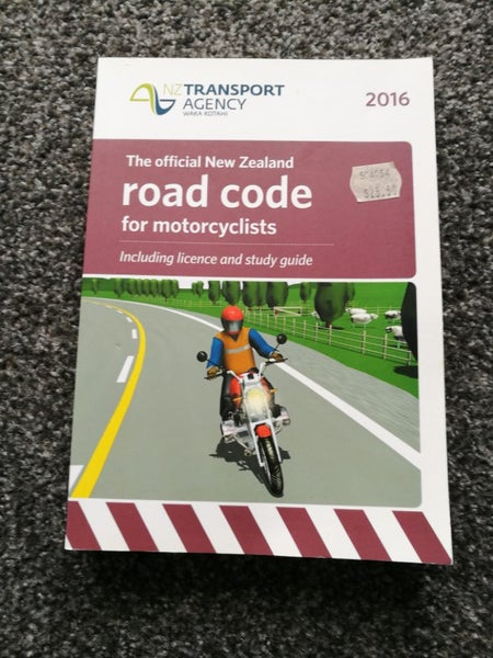The official NZ road code for motor cyclists Carousel 1