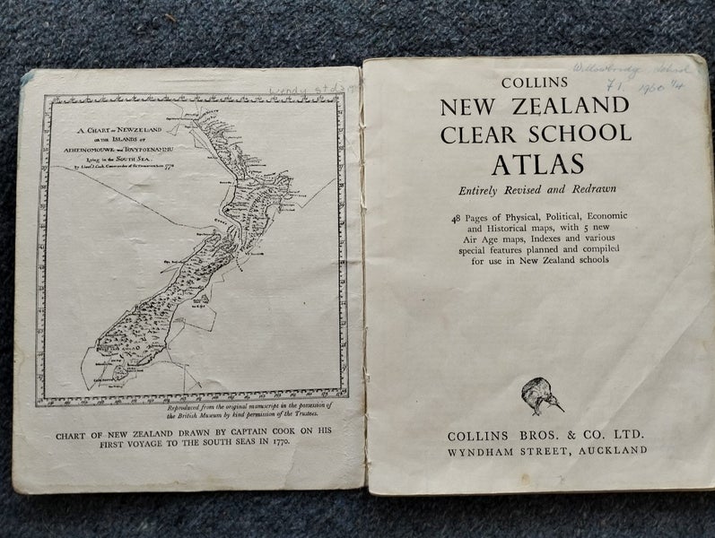 Collins New Zealand school Atlas Carousel 5