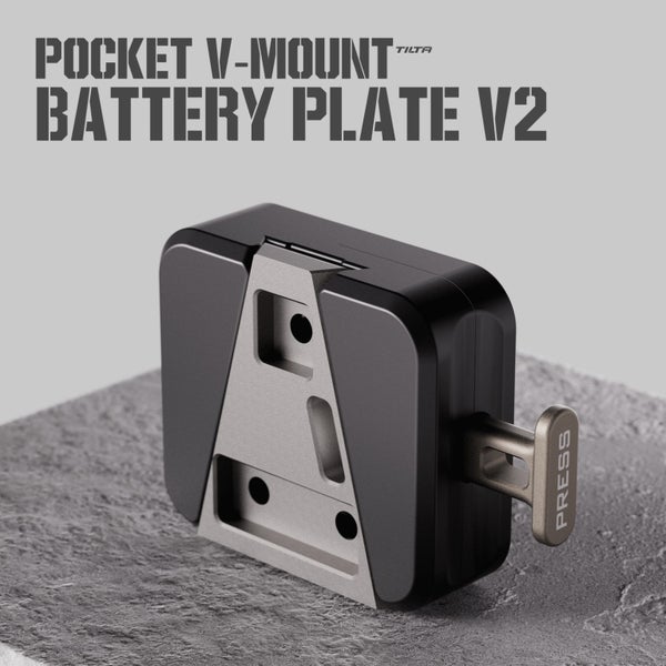 TILTA TA-PBP2-V Tilta Pocket V-Mount Battery Plate V2 Quick Release For Carousel 1