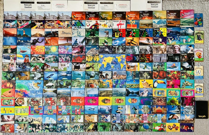 Telecom Phonecards FULL SET including RARE TRIAL cards62854316832257111