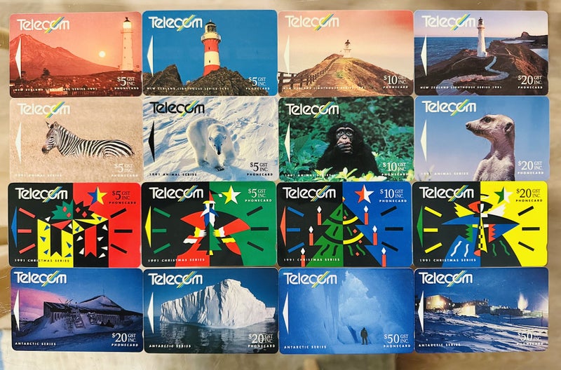 Telecom Phonecards FULL SET including RARE TRIAL cards62854316832257114