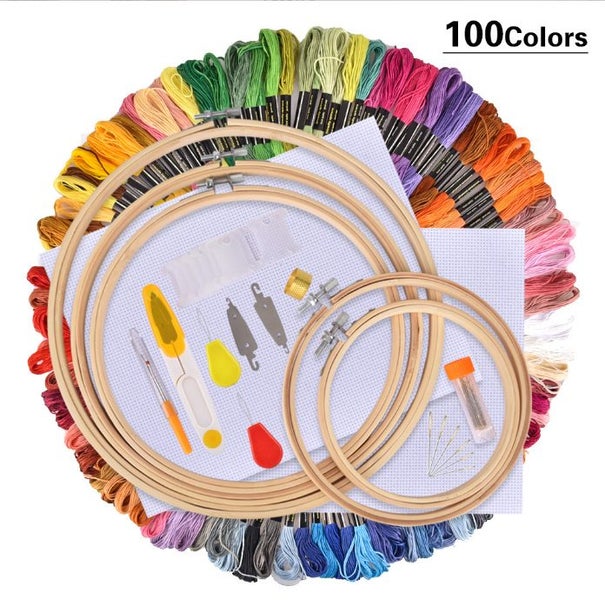 Hand Embroidery Kit Felting Needles Accessories Tool set Carousel 1