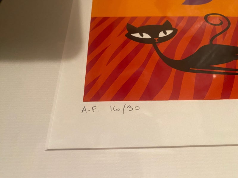 Shag Josh Agle Limited Edition Artist Proof Batman and Catwoman Serigraph Print62932732714115113