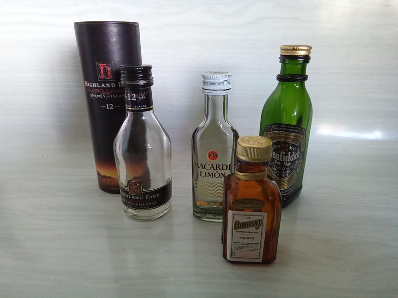 Miniature Alcohol Bottles Carousel 1