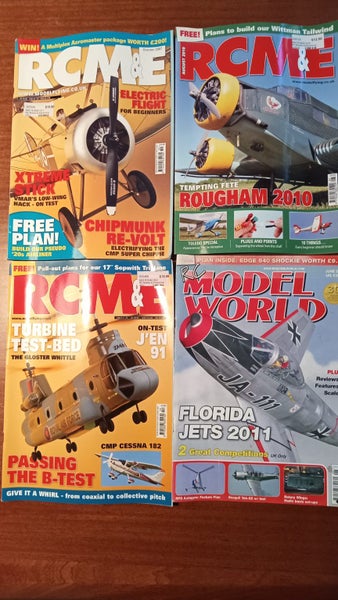 Ten RC PLANE MAGS most with plans. Carousel 1