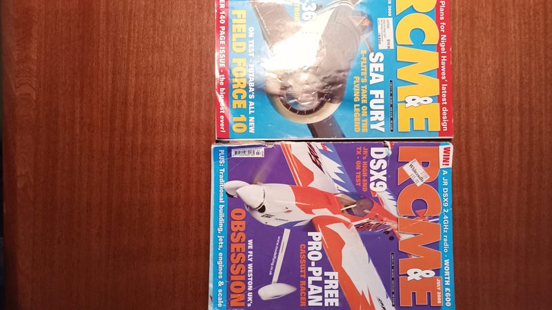 Ten RC PLANE MAGS most with plans. Carousel 2