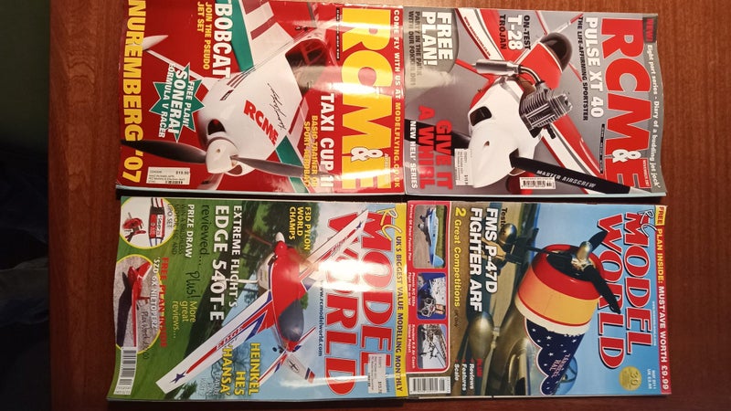 Ten RC PLANE MAGS most with plans. Carousel 3