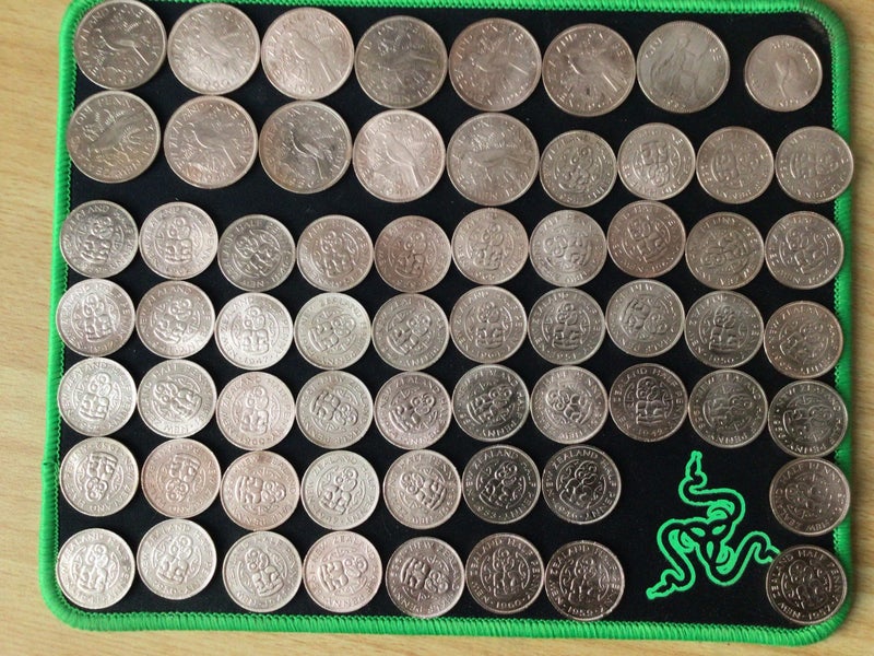 NZ HALF PENNIES AND NZ ONE PENNIES BULK Carousel 1