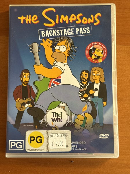 The Simpsons: Backstage ­Pass [DVD] Carousel 1