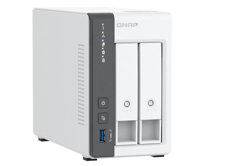 QNAP TS-216G 2-Bay NAS Storage System, 2.5GbE, Quad-Core 2.0GHz, 4GB RAM, Hot... Carousel 1