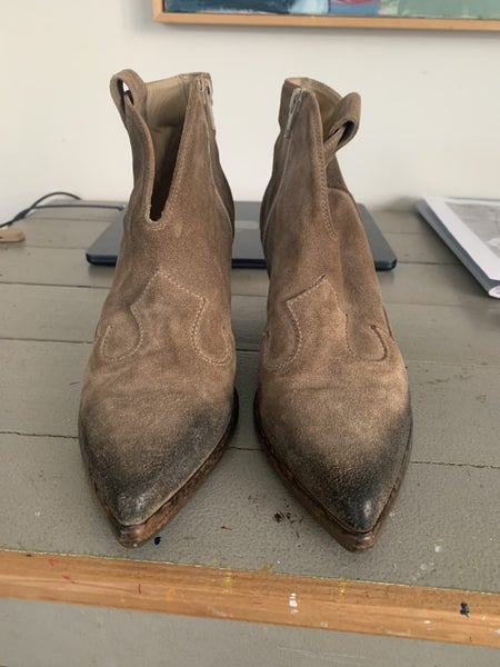 Italian Suede ankle boots Carousel 6