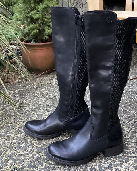 Rieker, Lorne Boot, size 37 (6), AS NEW CONDITION, elasticated calf Carousel 2