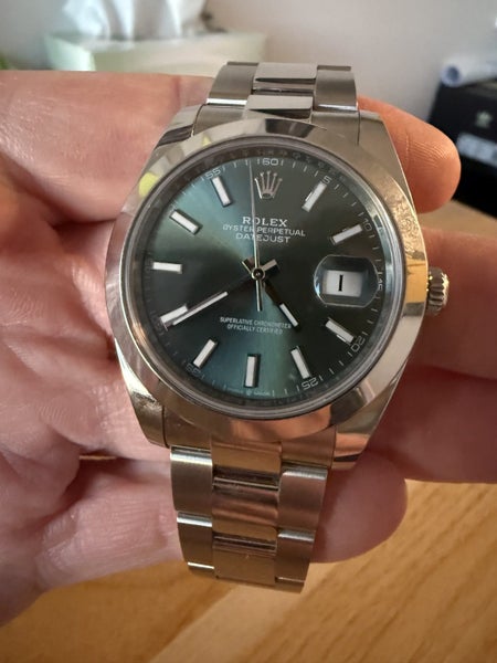 Rolex Datejust 41, 126300, stainless steel, 2023, like new.62864731537923112