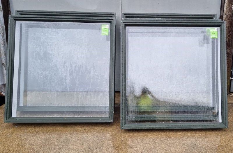 4 x Aluminium Windows Plus FREE Window - Green 1130 W x 1160 H [#BLK 0050] Carousel 2